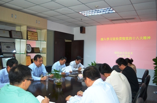 CA88集团党总支组织学习十八大精神