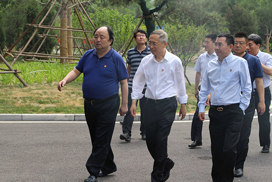 北京市副市长杨斌调研CA88通州项目